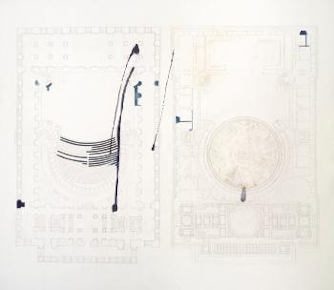 Untitled (Double Theatre) by Guillermo Kuitca