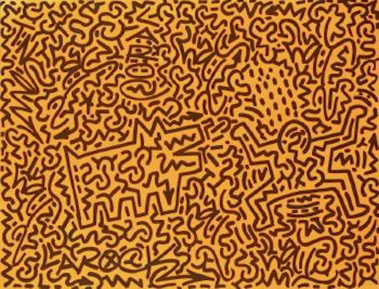 Dog Barking by Keith Haring