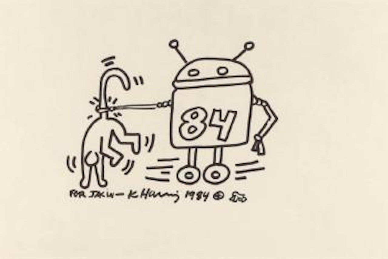 The Robot by Keith Haring