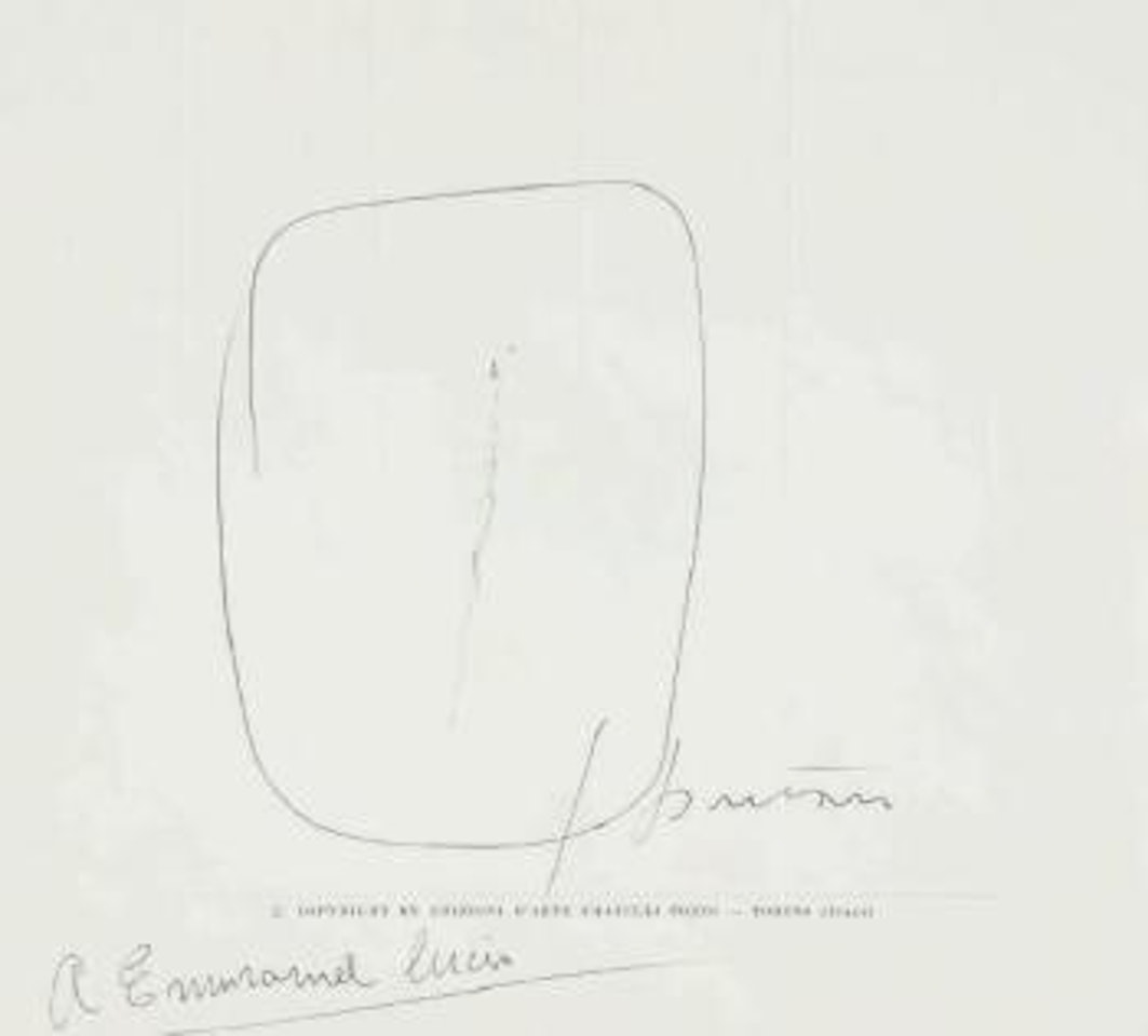 Concetto spaziale by Lucio Fontana