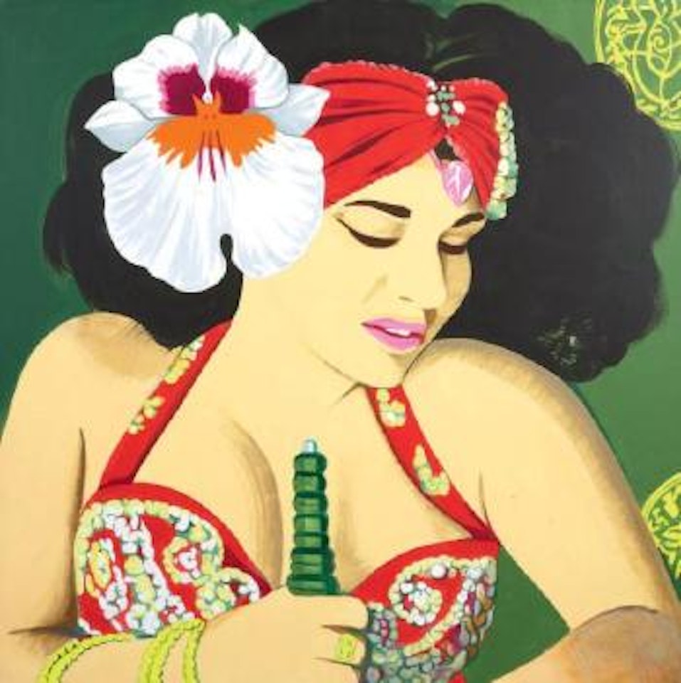 Natacha Atlas by Bernard Rancillac