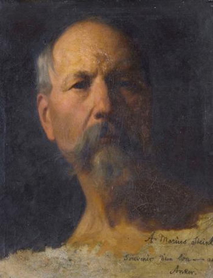 Porträt Marius Steinlen (1826-1866) by Albert Anker