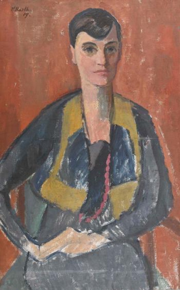 Porträt der Dora von der Mühll by Paul Basilius Barth