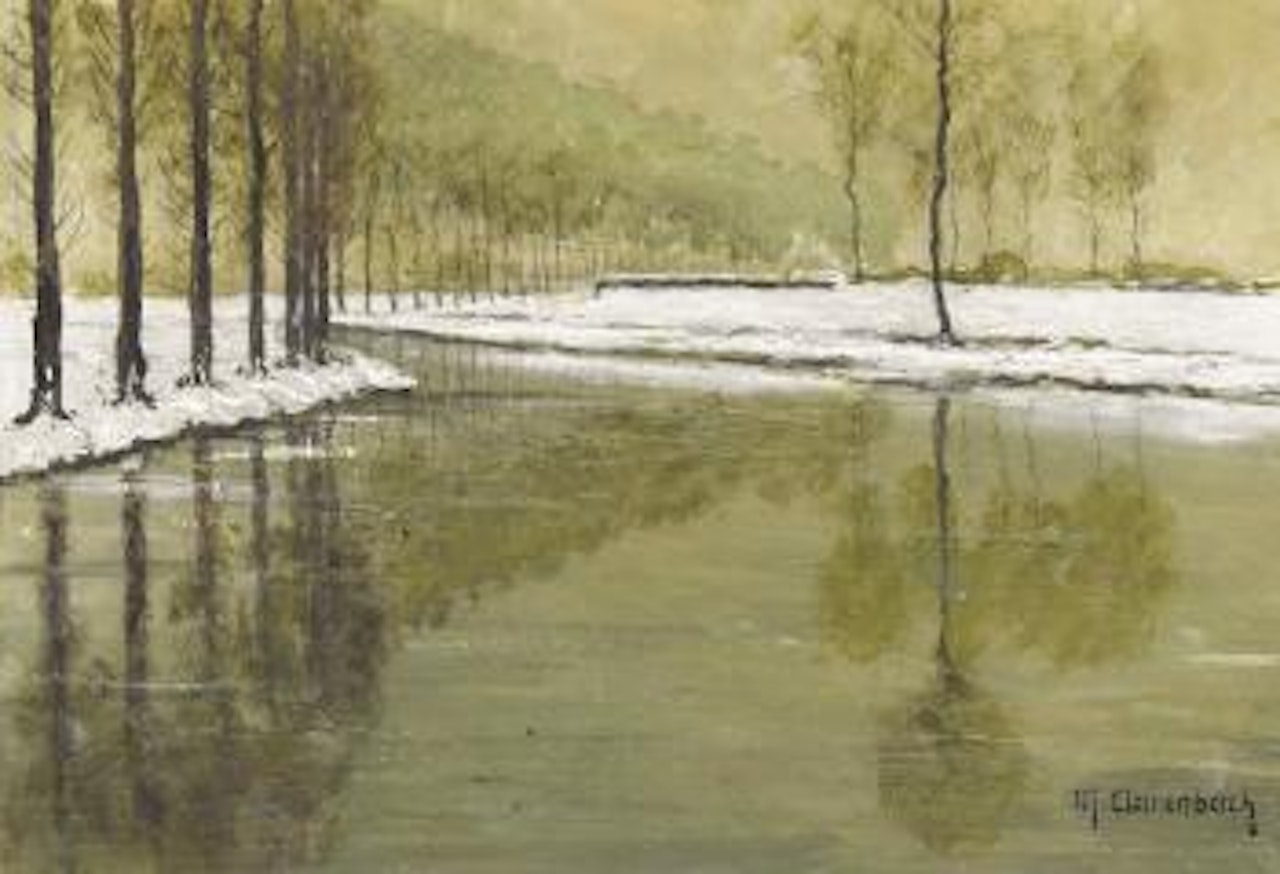 Winter an der Erft by Max Clarenbach