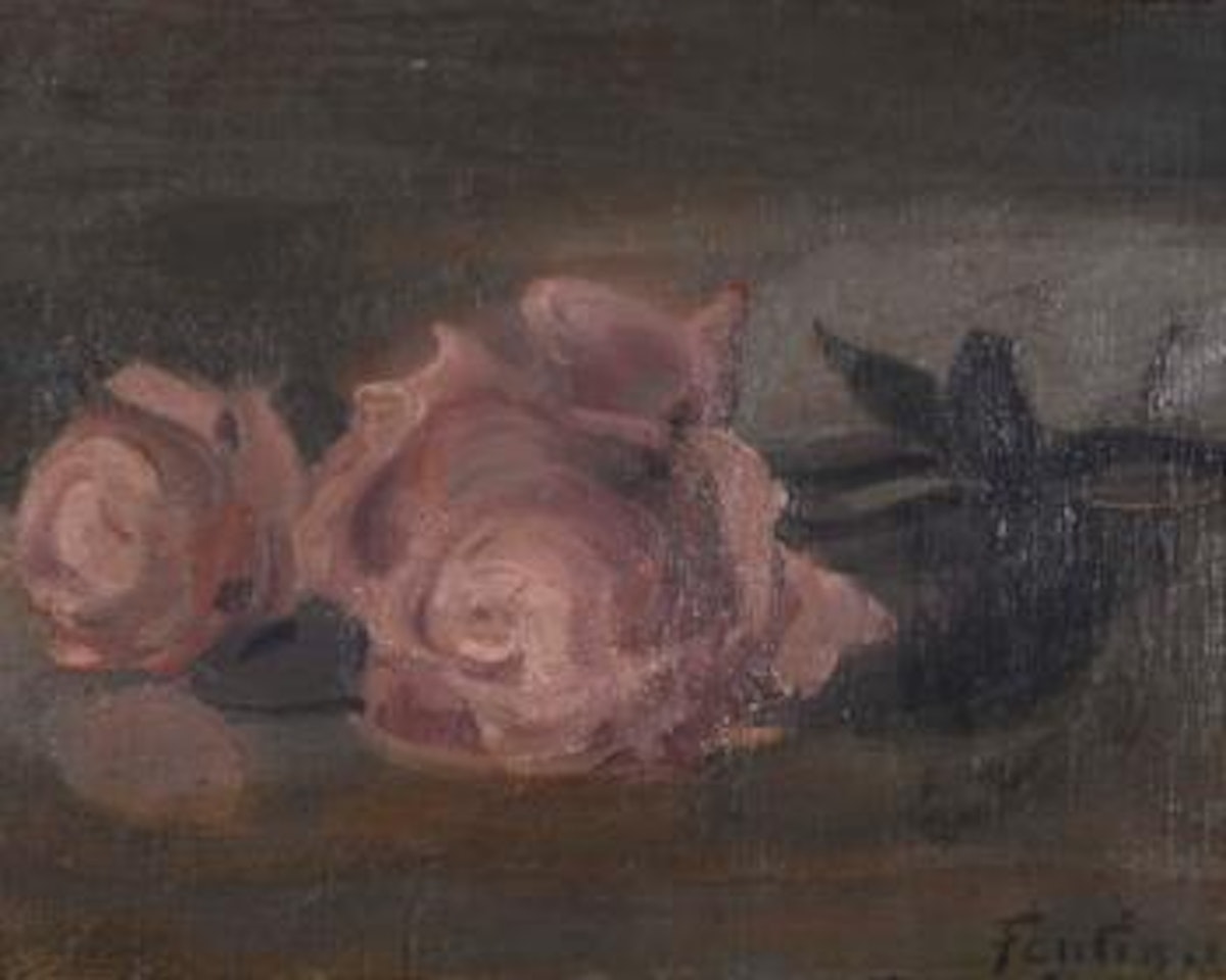 Stillleben mit Rosen by Henri Fantin-Latour