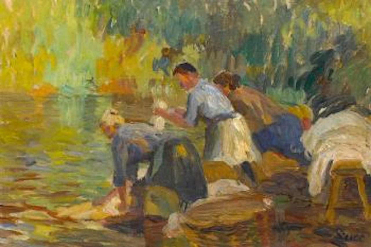 Die Wäscherinnen by Maximilien Luce