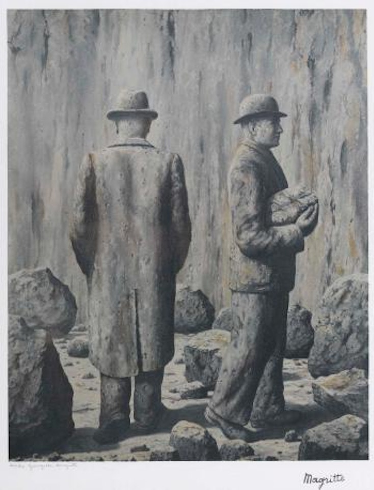 Le chat de la violette by René Magritte