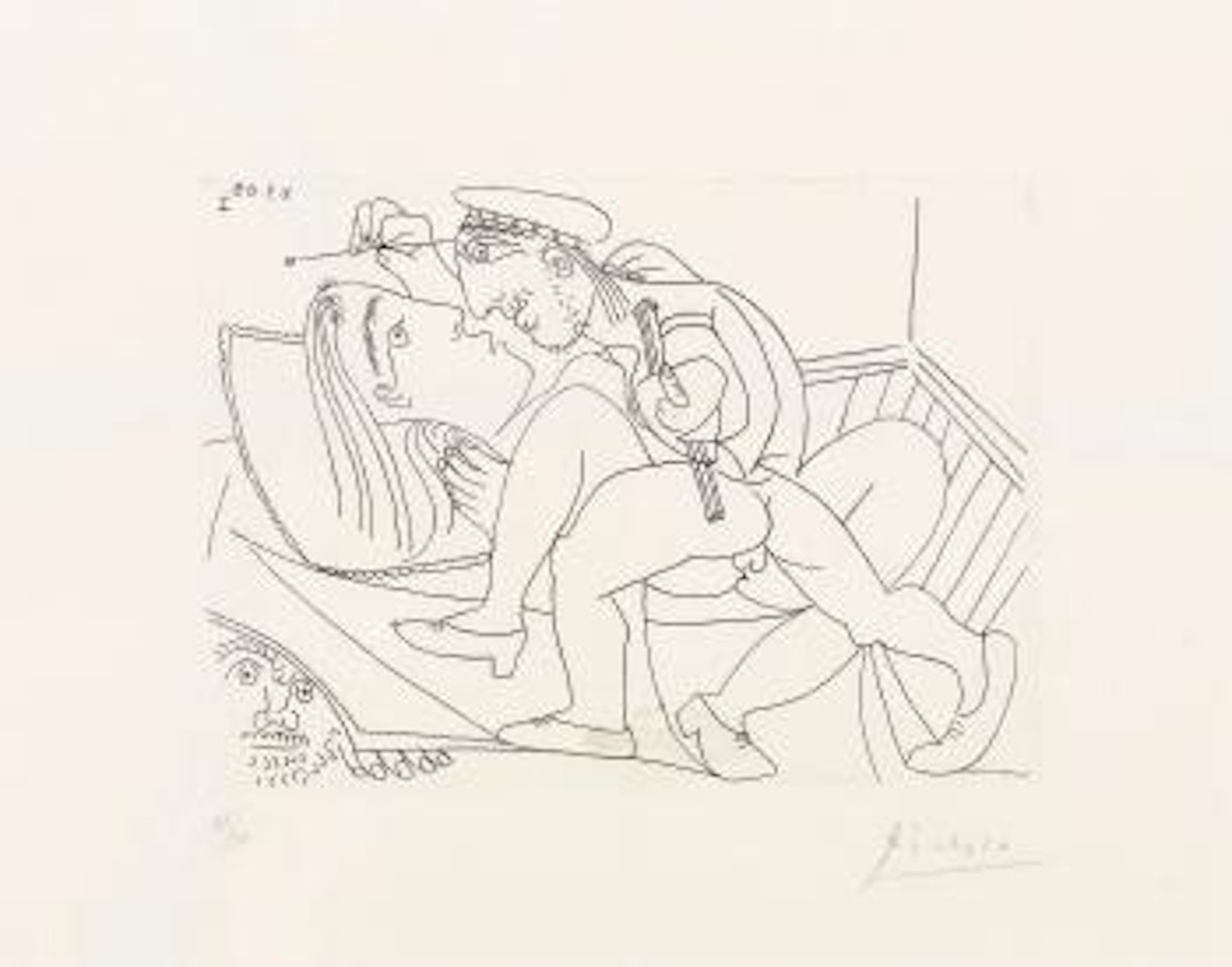 Eau-forte 8 septembre 1968 I by Pablo Picasso