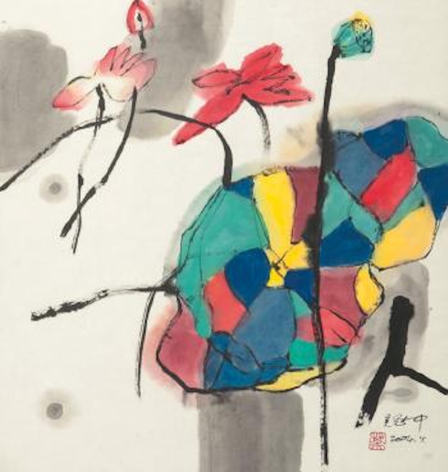 Lotusblüten by Wu Guanzhong