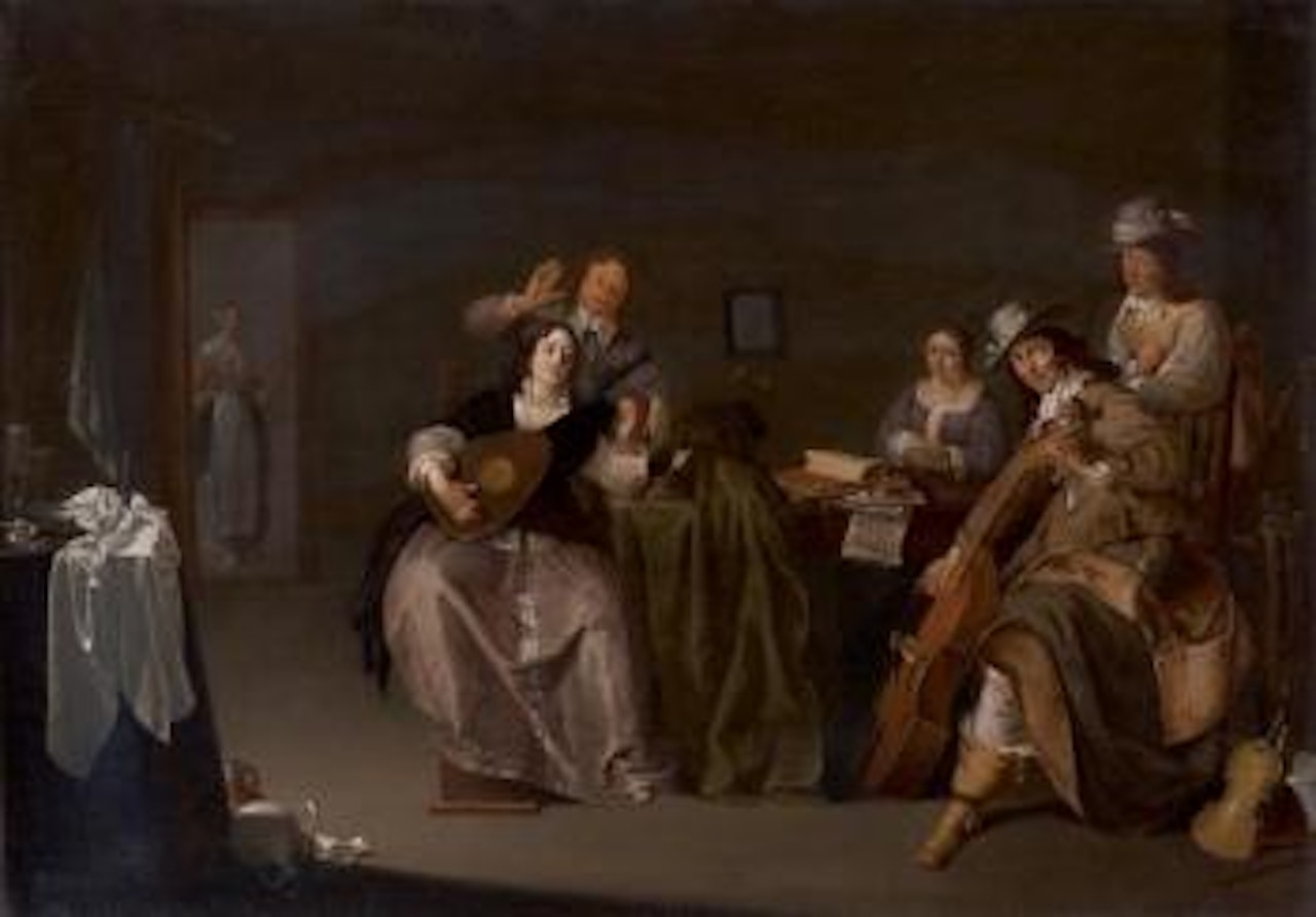 Concert dans un intérieur by Jacob Duck