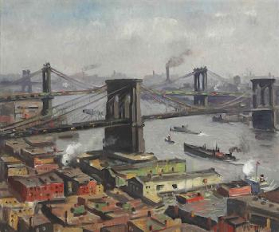 Morning on the East River by Guy Carleton Wiggins