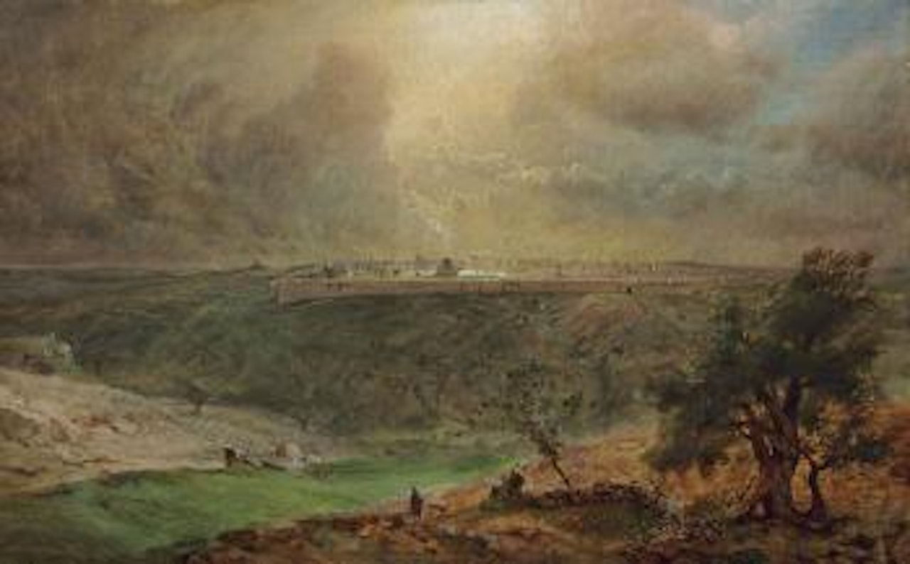 Study for "Jerusalem" by Frederic Edwin Church