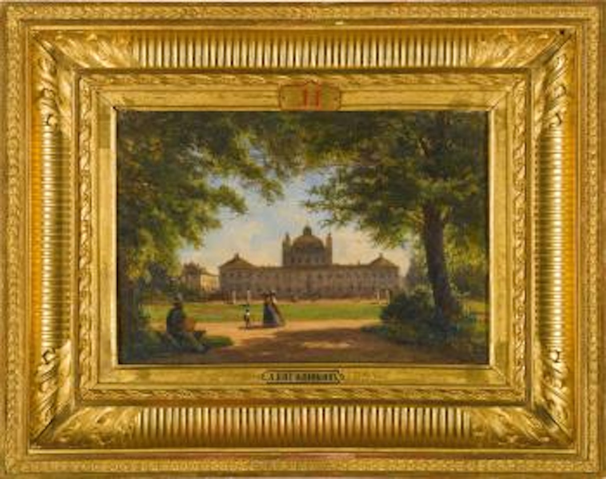 View Of Fredensborg Palace by Alexei Petrovich Bogoliubov