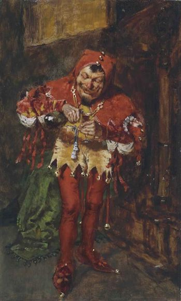 The Jester (Sketch of the Court Jester) by William Merritt Chase