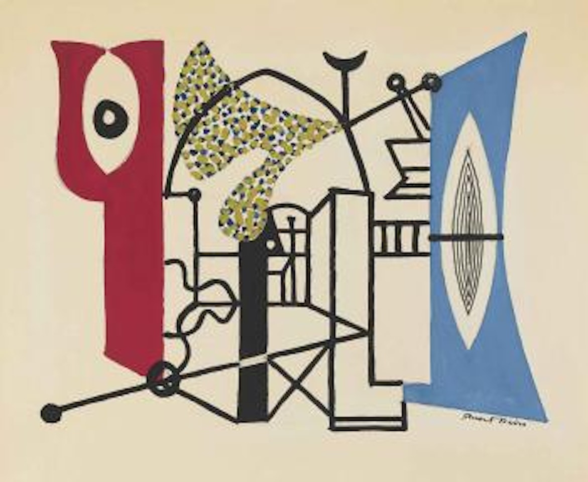 Mortar and Pestle Sign by Stuart Davis