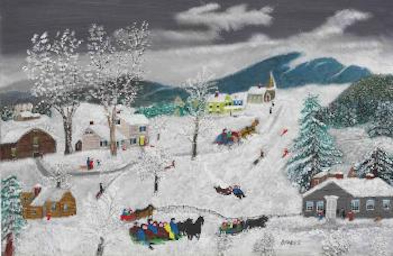 November by Grandma Moses