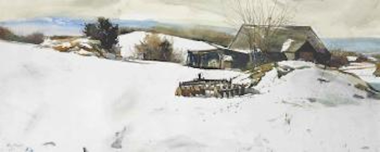 Disk Harrow by Andrew Wyeth