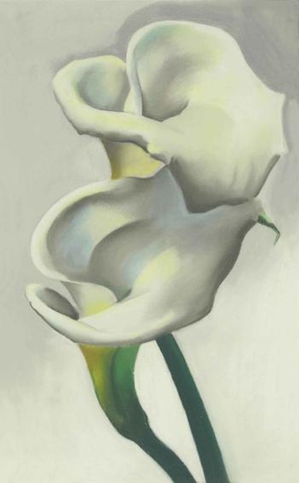Two Calla Lilies Together by Georgia O'Keeffe