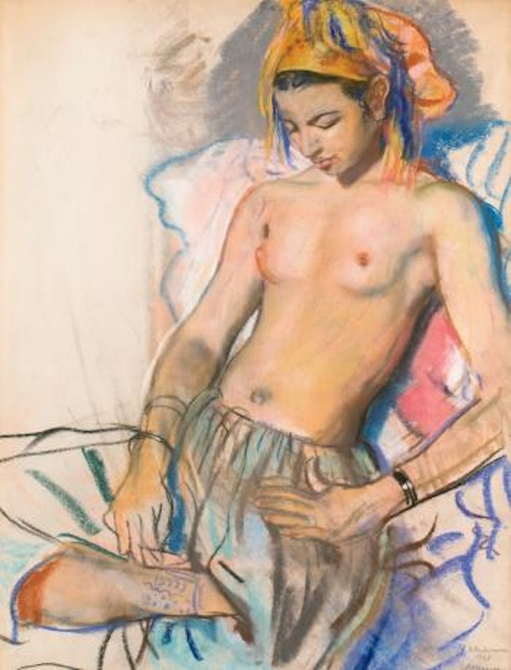 Moroccan Nude by Zinaida Serebriakova