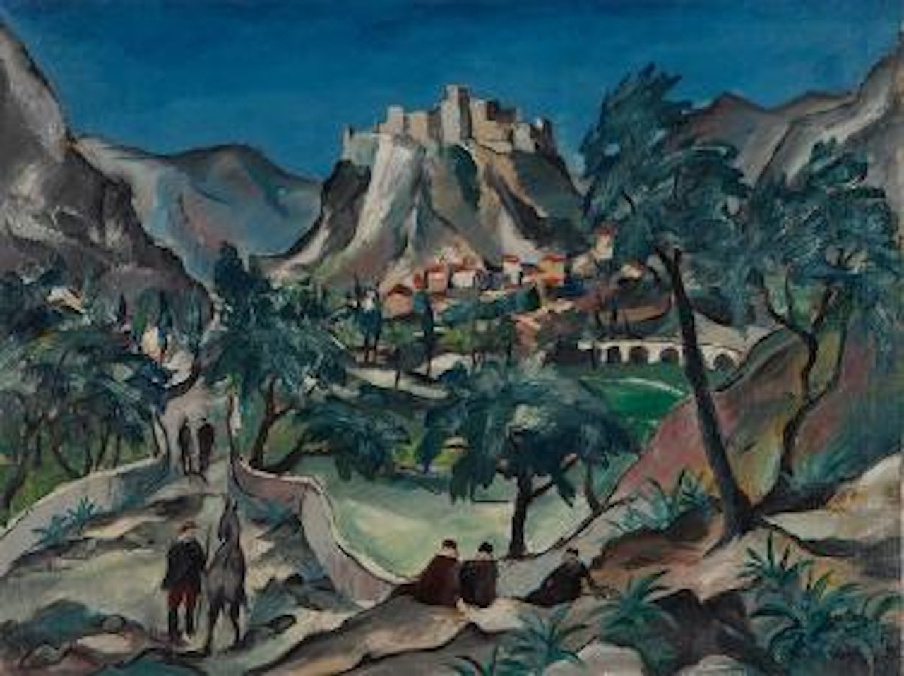 Klis near Salona by Franz Heckendorf