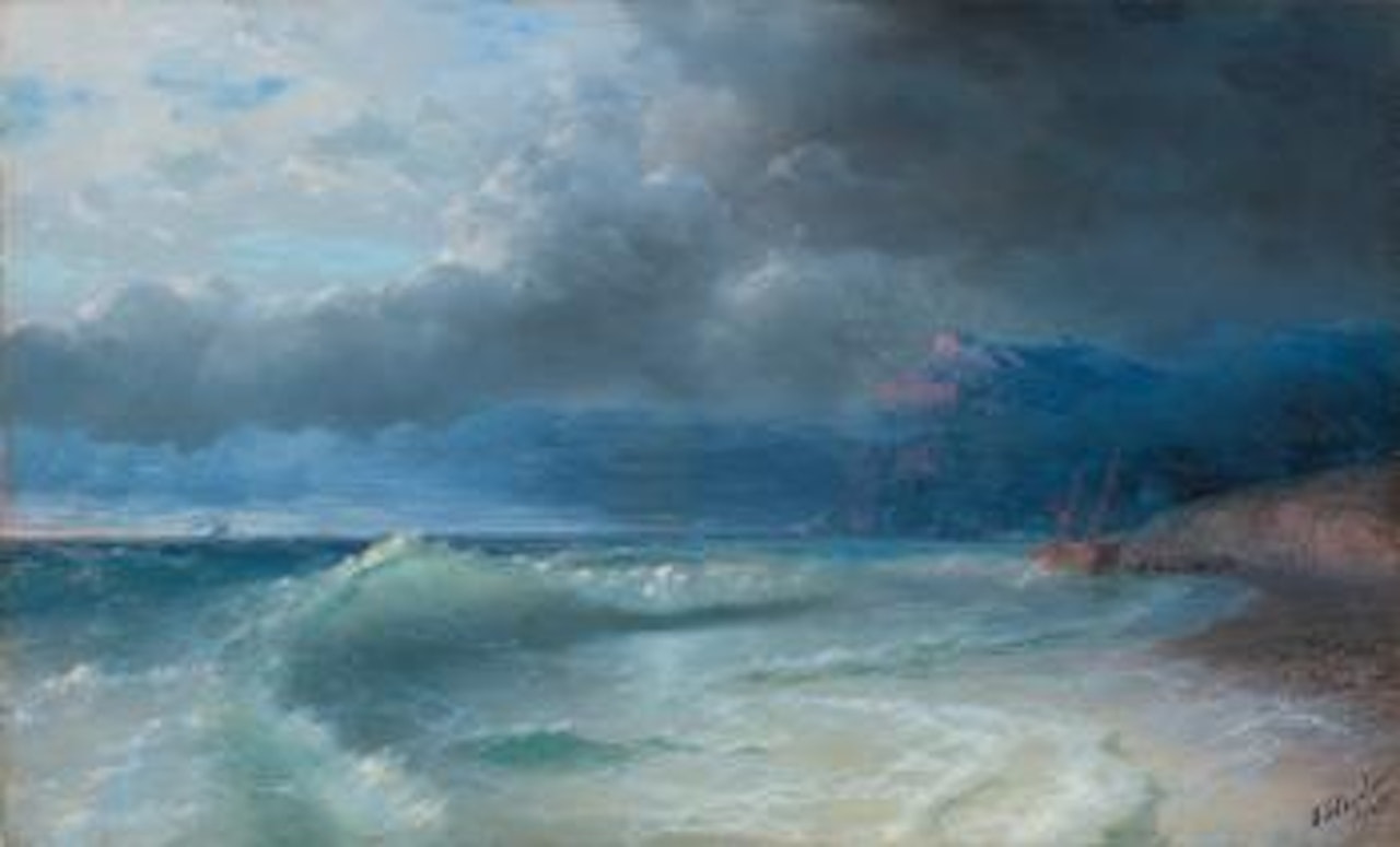 Shipwreck On A Stormy Morning by Ivan Konstantinovich Aivazovsky