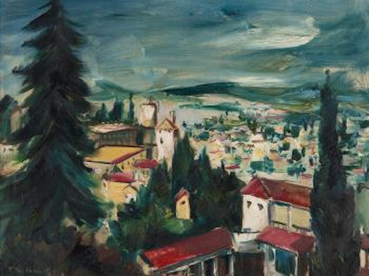 Townscape by Franz Heckendorf