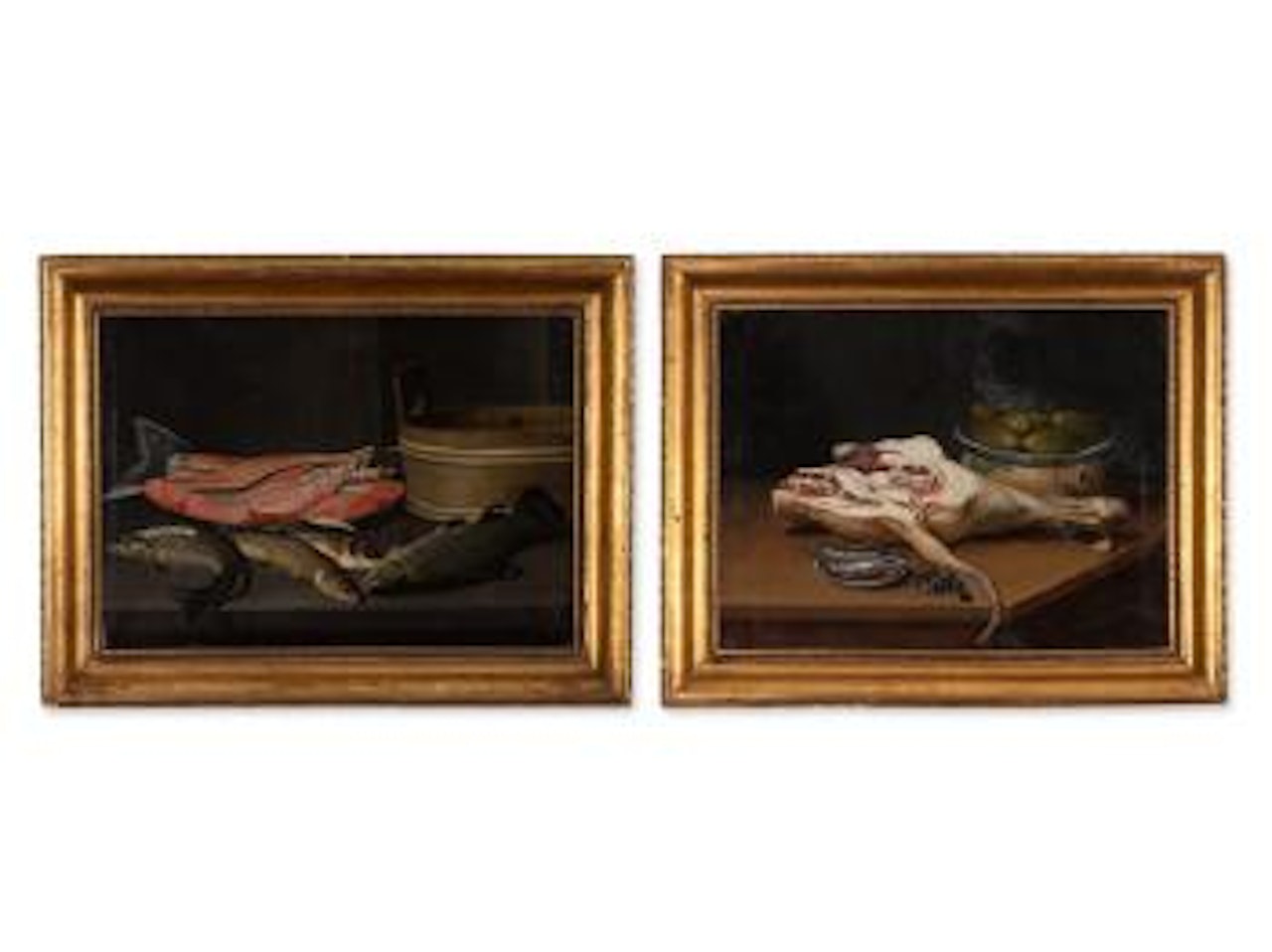 Two Still Lives by Sebastian Stosskopf