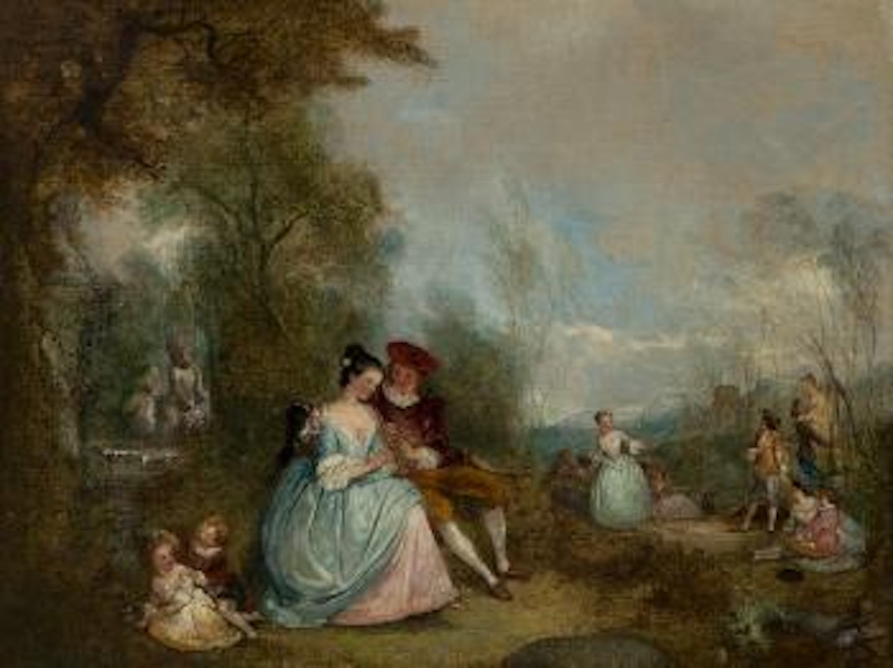 Fête Champêtre by Jean-Antoine Watteau