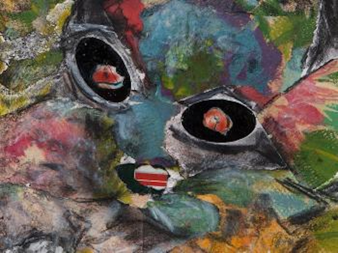 Cat in a Garden by Hannah Höch