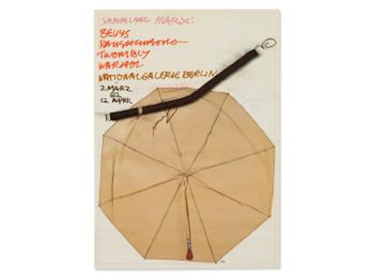 Exhibition Poster by Robert Rauschenberg