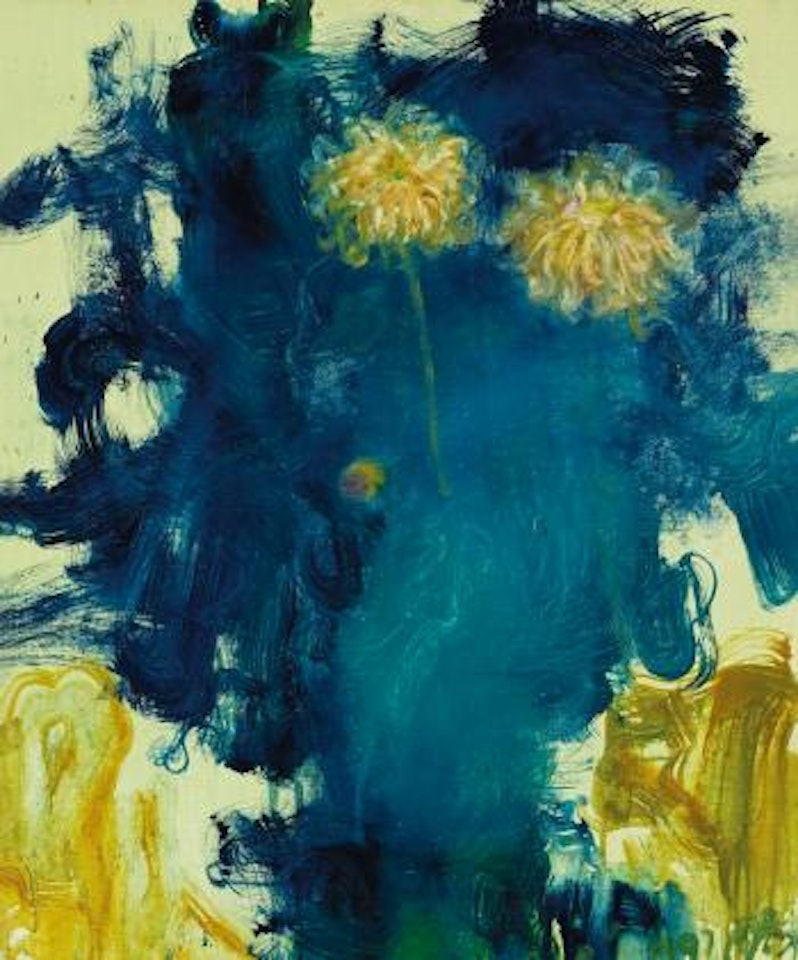 The Rock And The Chrysanthemum by Zhou Chunya