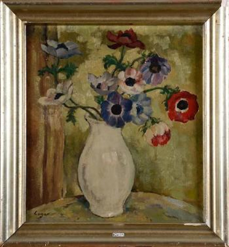 Vase d’anémones by Celso Lagar