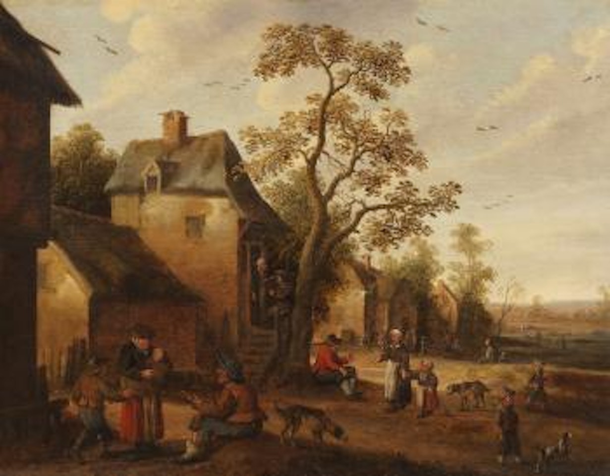 Dorflandschaft by Joost Cornelisz Droochsloot