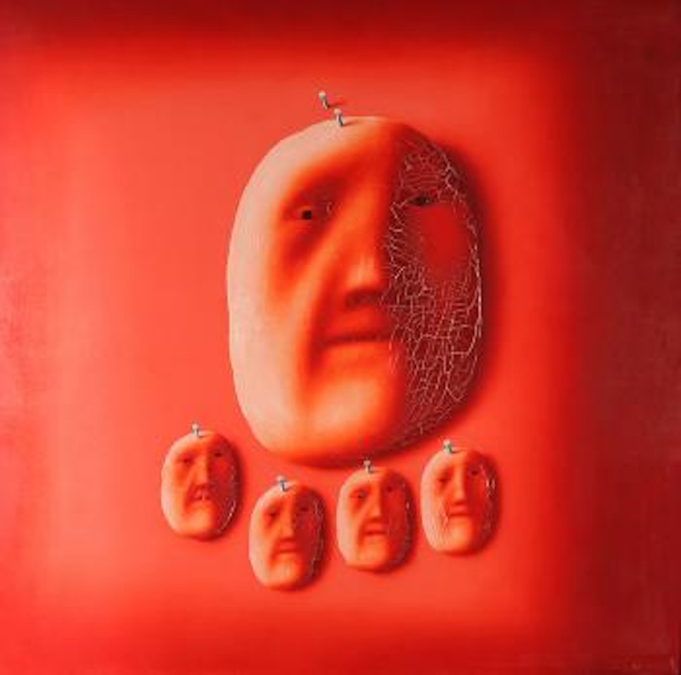 Red Heads by Oleg Tselkov