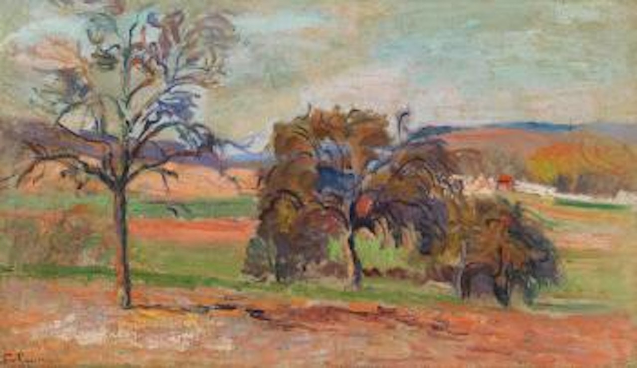 Paysage boisé by Armand Guillaumin