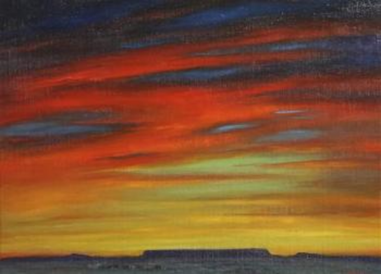 Red and Night by Gerard Curtis Delano