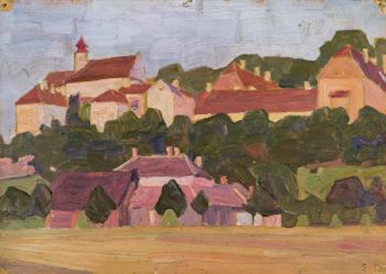 Ansicht von Neulengbach by Egon Schiele