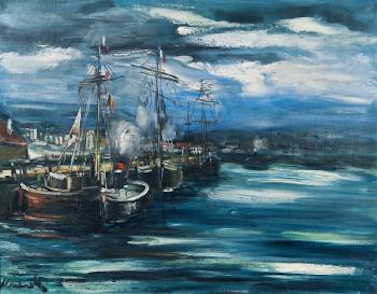 Le port (Der Hafen) by Maurice de Vlaminck