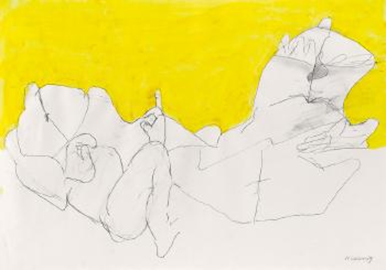 Das Paar by Maria Lassnig