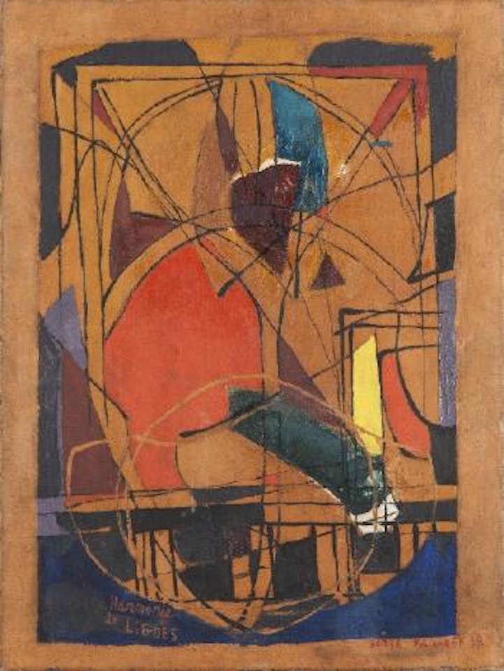 Harmonie des lignes by Serge Poliakoff
