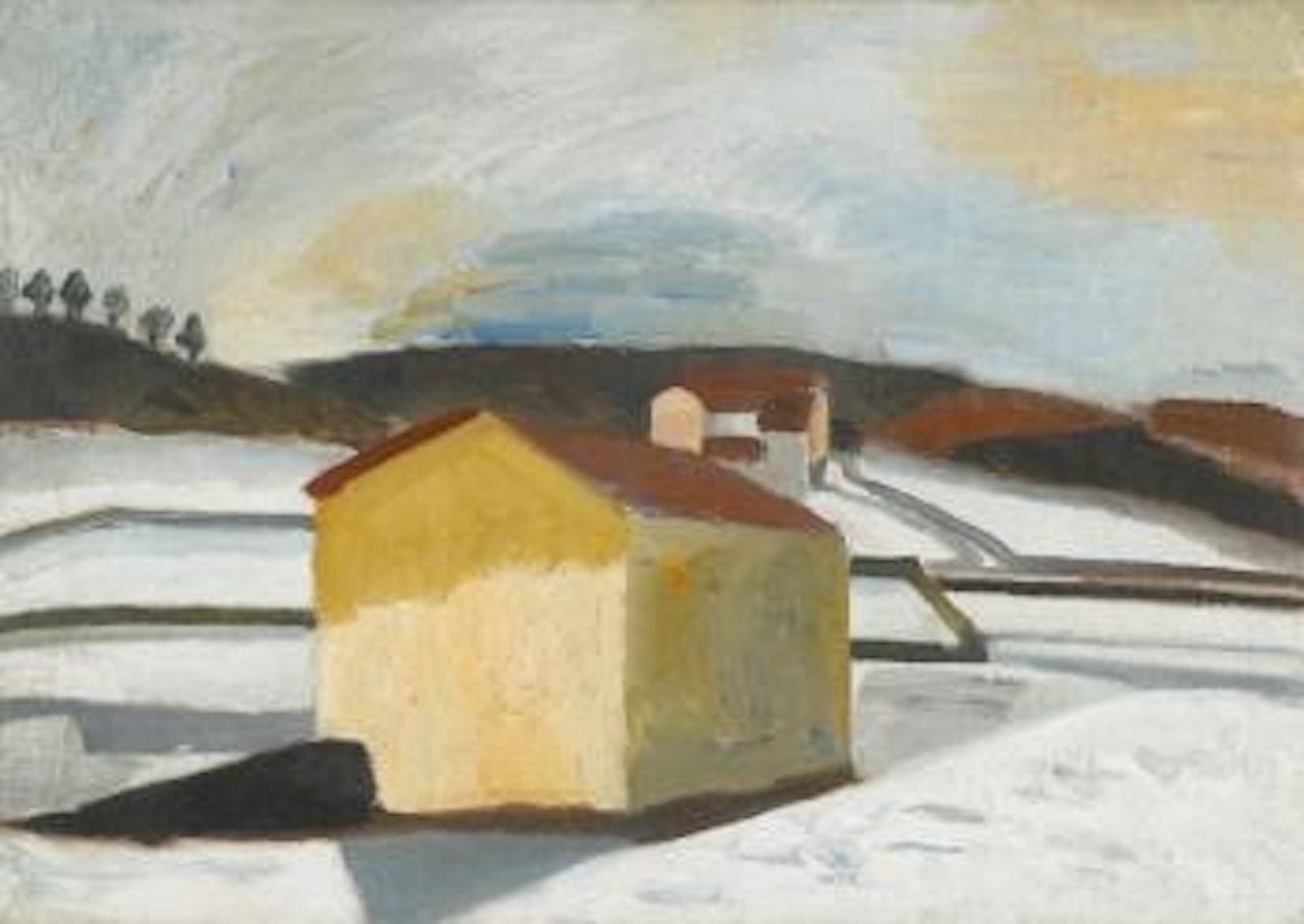 Circa 1921 (Brown House, Lugano) by Ben Nicholson, O.M.