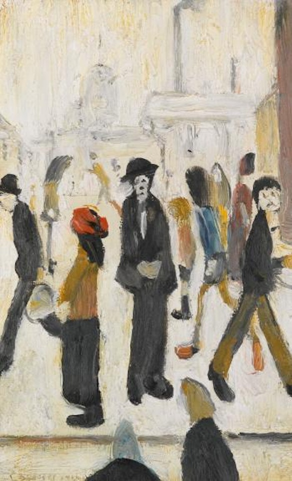 People In A Street by Laurence Stephen Lowry