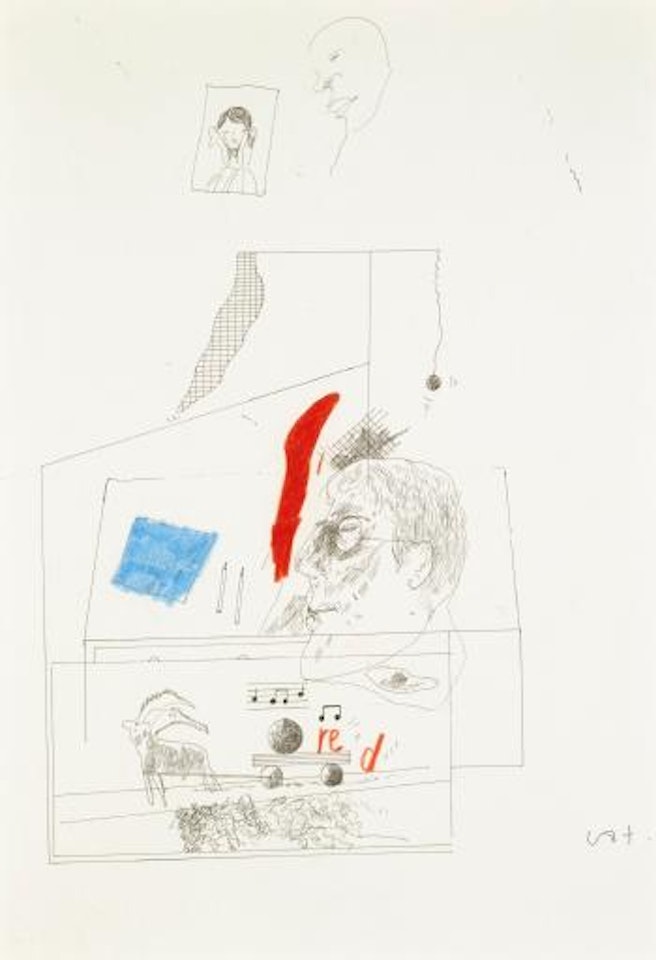 Self Portrait Study by David Hockney