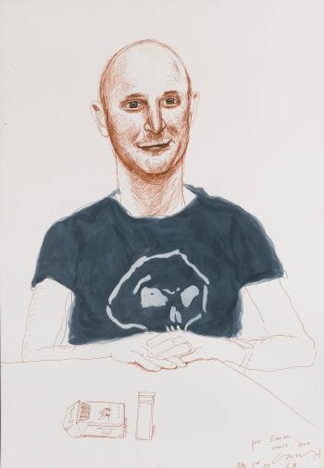 Portrait Of Simon by David Hockney