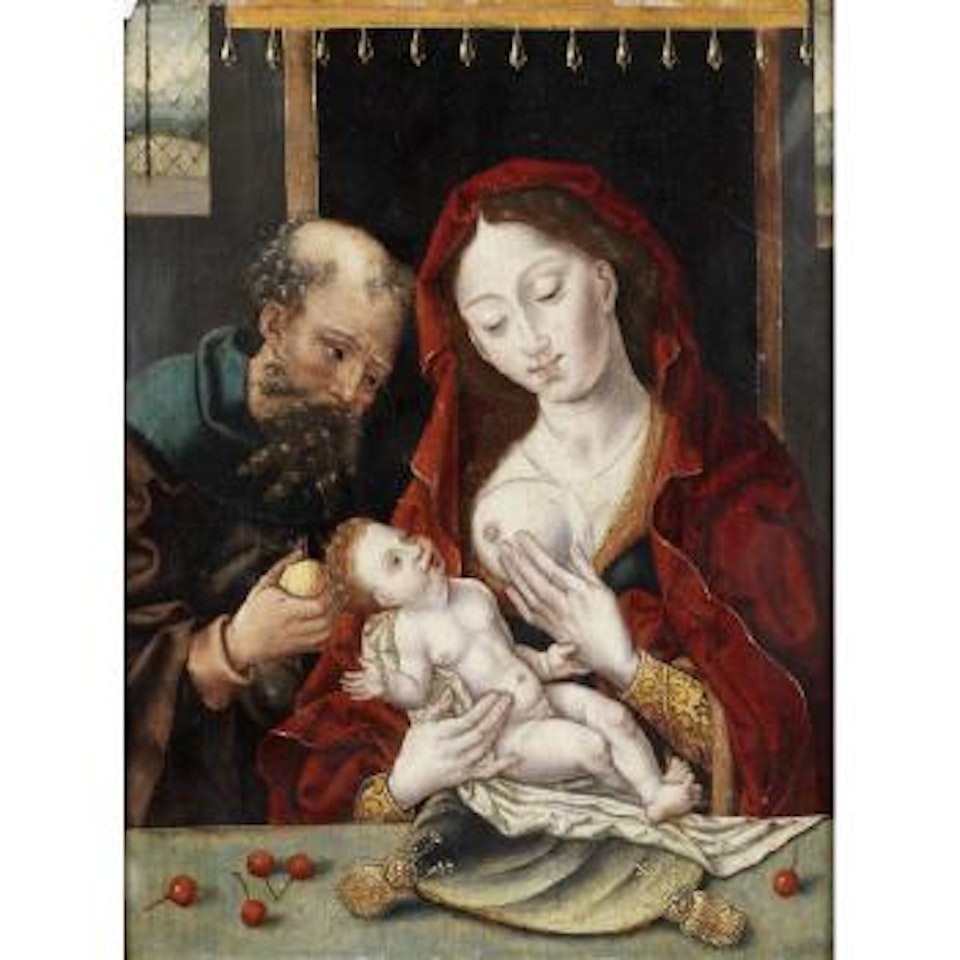 The holy family by Attributed to Pieter Coecke van Aelst I