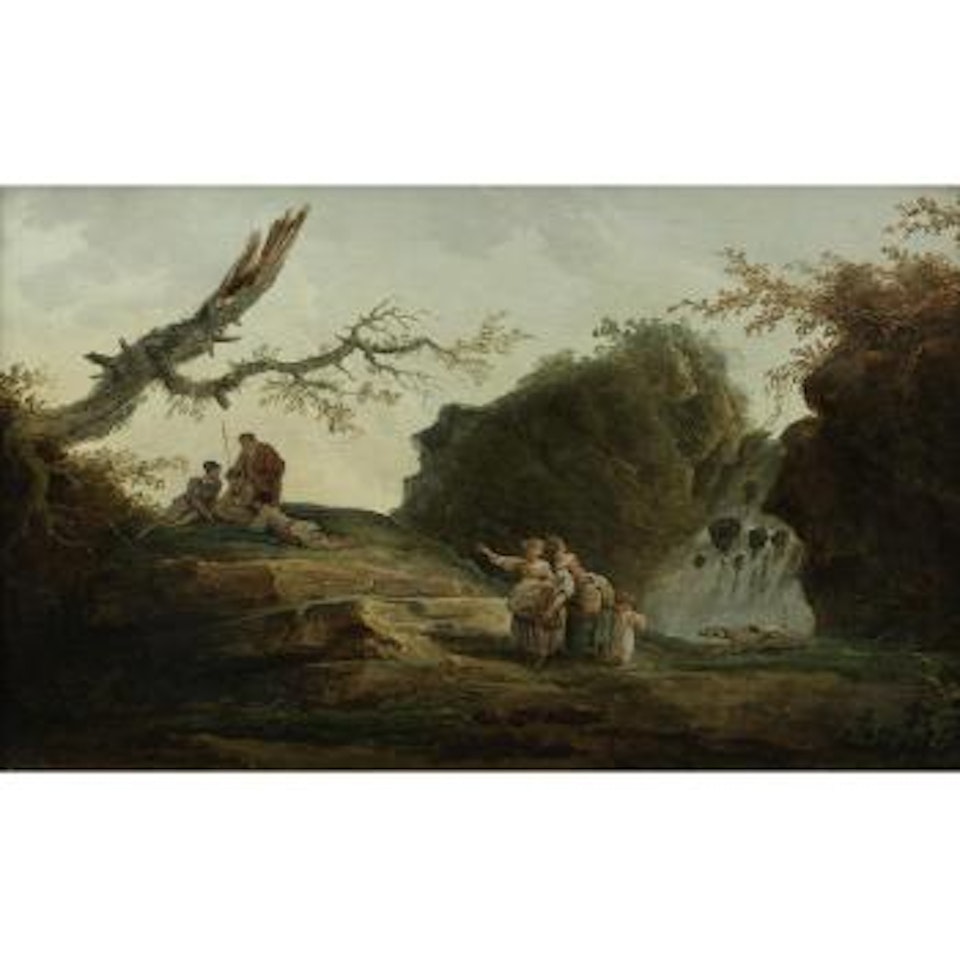 La petite cascade by Hubert Robert