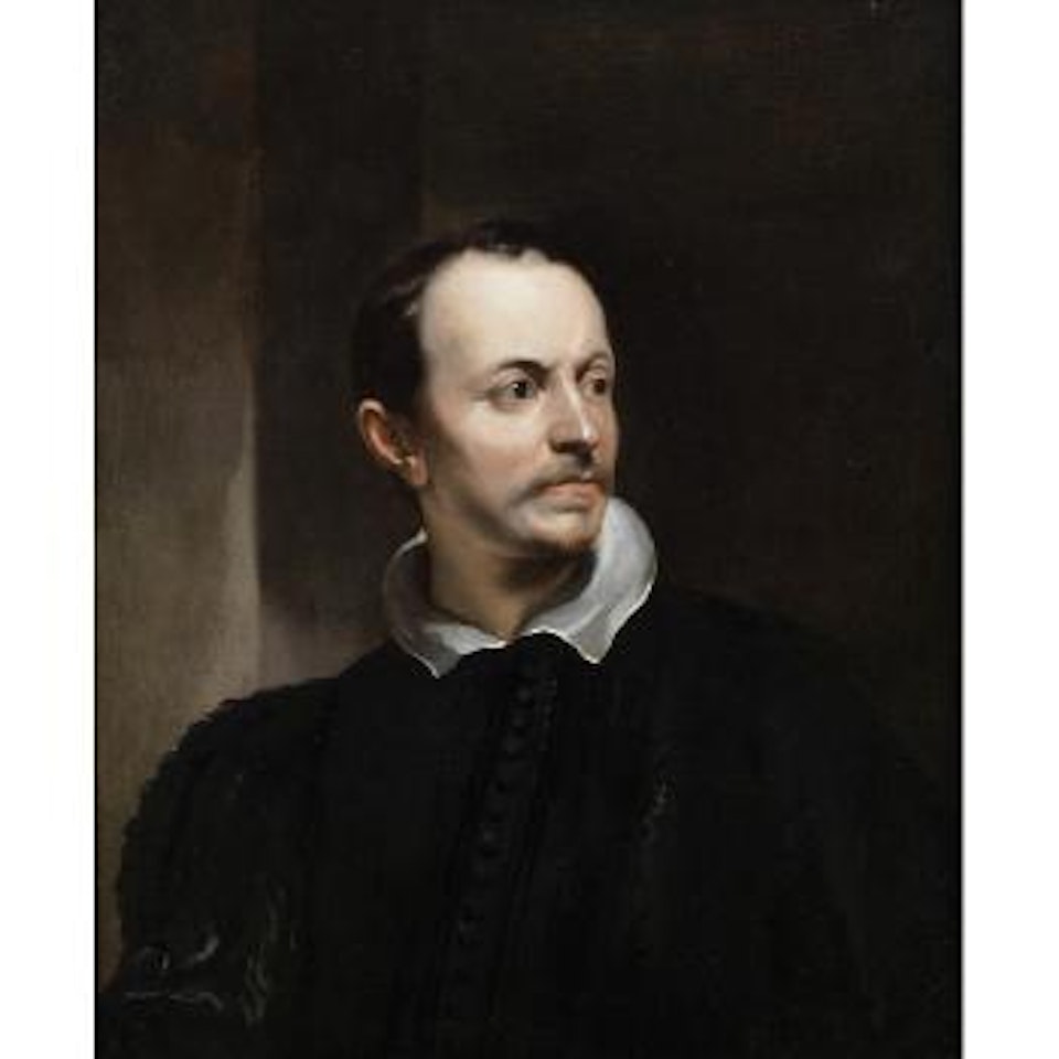 Portrait of a gentleman, bust-length, in black costume by Anthony van Dyck