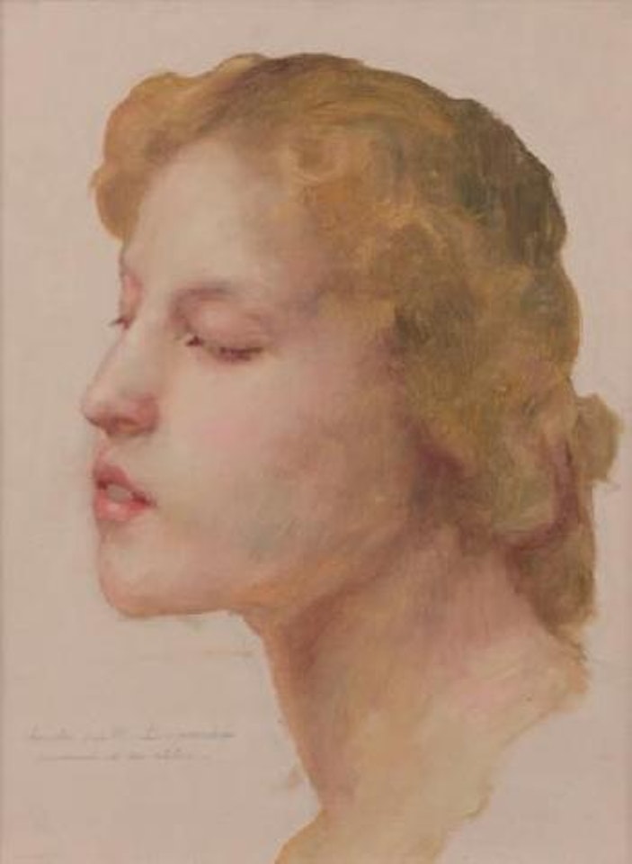 Portrait de jeune fille by William-Adolphe Bouguereau