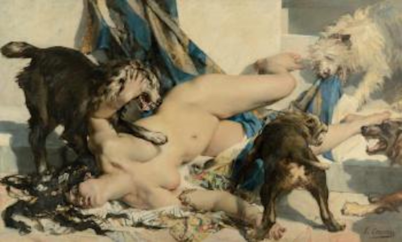 Jézabel dévorée par les chiens by Leon Comerre