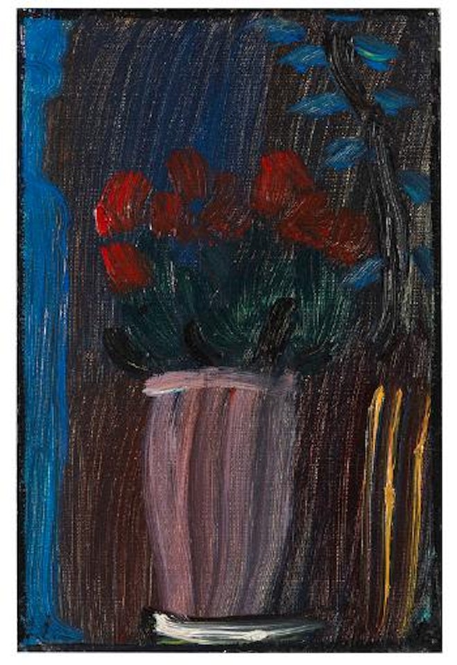 Stillleben: Alpenveilchen erblühen by Alexej von Jawlensky